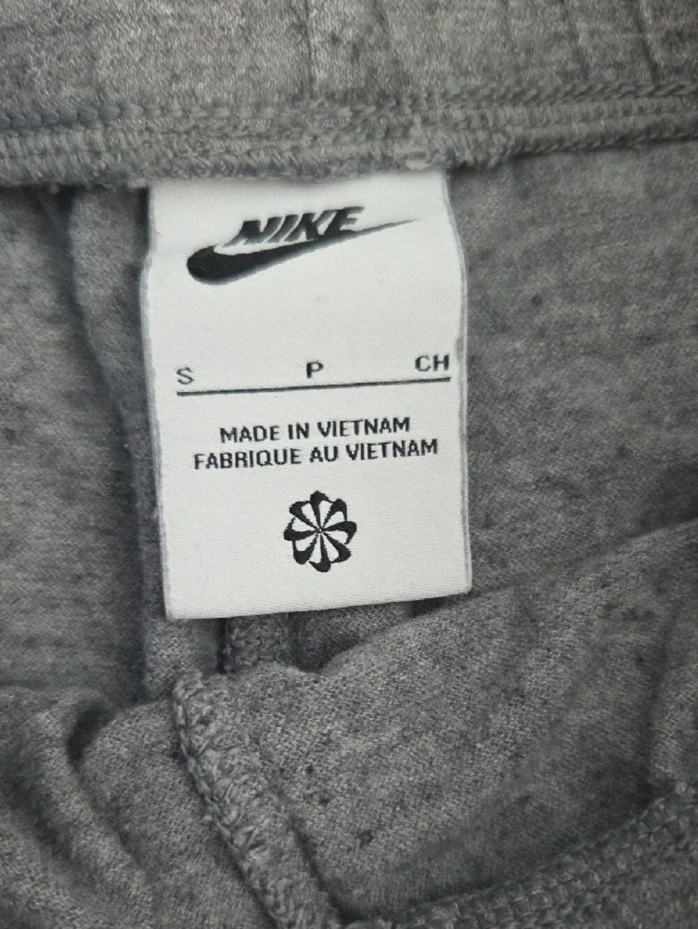 Nike Kids Heather Gray Joggers with Pink Swoosh